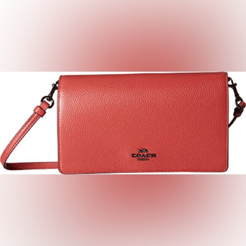 Coach Coral Leather Crossbody Bag